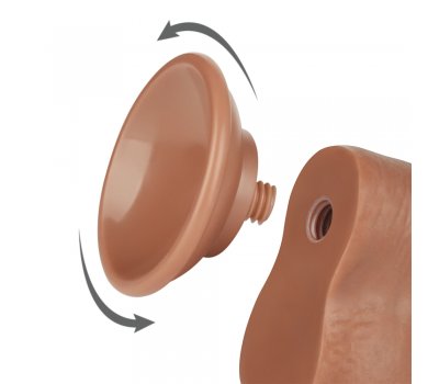Реалистичный фаллос мулат на присоске Sliding Skin Dual Layer Dong, 20 см, Ø 3,9 см Реалистичный фаллос мулат на присоске Sliding Skin Dual Layer Dong, 20 см, Ø 3,9 см