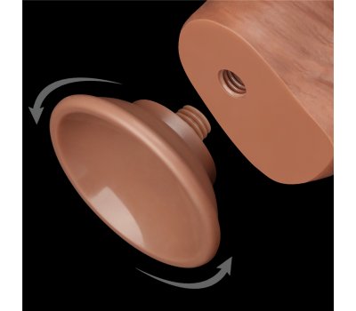 Реалистичный фаллос мулат на присоске Sliding Skin Dual Layer Dong, 20,8 см, Ø 4 см Реалистичный фаллос мулат на присоске Sliding Skin Dual Layer Dong, 20,8 см, Ø 4 см