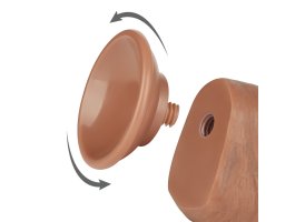 Реалистичный фаллос мулат на присоске Sliding Skin Dual Layer Dong, 20,8 см, Ø 4 см-foto6