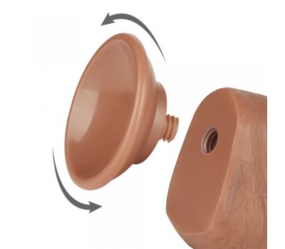 Реалистичный фаллос мулат на присоске Sliding Skin Dual Layer Dong, 20,8 см, Ø 4 см Реалистичный фаллос мулат на присоске Sliding Skin Dual Layer Dong, 20,8 см, Ø 4 см