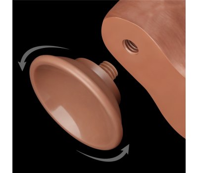 Реалистичный фаллос мулат на присоске Sliding Skin Dual Layer Dong, 22 см, Ø 4,3 см Реалистичный фаллос мулат на присоске Sliding Skin Dual Layer Dong, 22 см, Ø 4,3 см