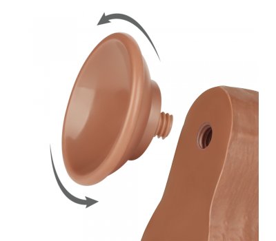 Реалистичный фаллос мулат на присоске Sliding Skin Dual Layer Dong, 22 см, Ø 4,3 см Реалистичный фаллос мулат на присоске Sliding Skin Dual Layer Dong, 22 см, Ø 4,3 см