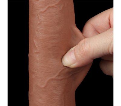 Реалистичный фаллос мулат на присоске Sliding Skin Dual Layer Dong, 22 см, Ø 3,7 см Реалистичный фаллос мулат на присоске Sliding Skin Dual Layer Dong, 22 см, Ø 3,7 см