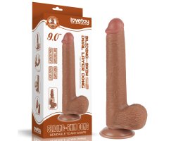 Реалистичный фаллос мулат на присоске Sliding Skin Dual Layer Dong, 22 см, Ø 3,7 см Реалистичный фаллос мулат на присоске Sliding Skin Dual Layer Dong, 22 см, Ø 3,7 см