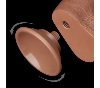 Реалистичный фаллос мулат на присоске Sliding Skin Dual Layer Dong, 22 см, Ø 3,7 см Реалистичный фаллос мулат на присоске Sliding Skin Dual Layer Dong, 22 см, Ø 3,7 см