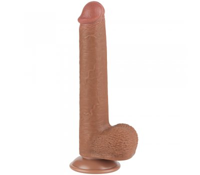 Реалистичный фаллос мулат на присоске Sliding Skin Dual Layer Dong, 22 см, Ø 3,7 см Реалистичный фаллос мулат на присоске Sliding Skin Dual Layer Dong, 22 см, Ø 3,7 см