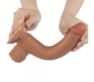 Реалистичный фаллос мулат на присоске Sliding Skin Dual Layer Dong, 22 см, Ø 3,7 см Реалистичный фаллос мулат на присоске Sliding Skin Dual Layer Dong, 22 см, Ø 3,7 см