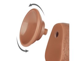 Реалистичный фаллос мулат на присоске Sliding Skin Dual Layer Dong, 22 см, Ø 3,7 см-foto9