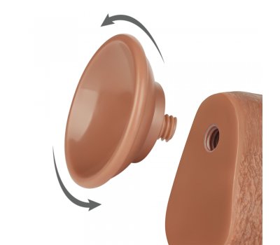 Реалистичный фаллос мулат на присоске Sliding Skin Dual Layer Dong, 22 см, Ø 3,7 см Реалистичный фаллос мулат на присоске Sliding Skin Dual Layer Dong, 22 см, Ø 3,7 см
