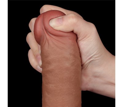 Реалистичный фаллос мулат на присоске Sliding Skin Dual Layer Dong, 24 см, Ø 4,3 см Реалистичный фаллос мулат на присоске Sliding Skin Dual Layer Dong, 24 см, Ø 4,3 см