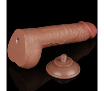 Реалистичный фаллос мулат на присоске Sliding Skin Dual Layer Dong, 24 см, Ø 4,3 см Реалистичный фаллос мулат на присоске Sliding Skin Dual Layer Dong, 24 см, Ø 4,3 см