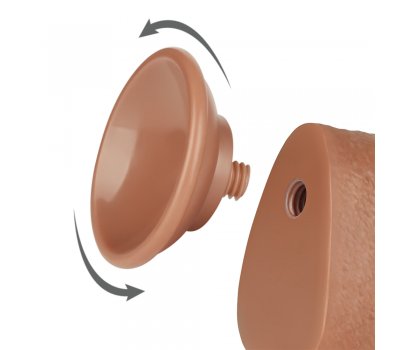 Реалистичный фаллос мулат на присоске Sliding Skin Dual Layer Dong, 24 см, Ø 4,3 см Реалистичный фаллос мулат на присоске Sliding Skin Dual Layer Dong, 24 см, Ø 4,3 см