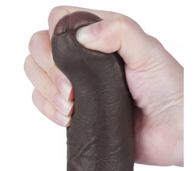 Реалистичный фаллос черного цвета на присоске Sliding Skin Dual Layer Dong, 18,3 см, Ø 3,5 см Реалистичный фаллос черного цвета на присоске Sliding Skin Dual Layer Dong, 18,3 см, Ø 3,5 см