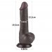 Реалистичный фаллос черного цвета на присоске Sliding Skin Dual Layer Dong, 19,5 см, Ø 3,6 см Реалистичный фаллос черного цвета на присоске Sliding Skin Dual Layer Dong, 19,5 см, Ø 3,6 см