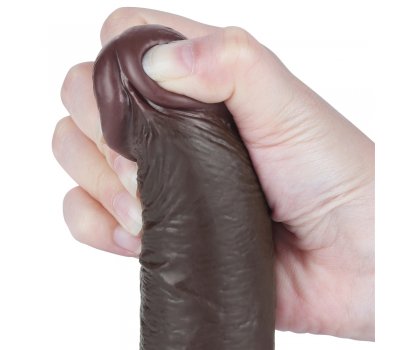 Реалистичный фаллос черного цвета на присоске Sliding Skin Dual Layer Dong, 19,5 см, Ø 3,7 см Реалистичный фаллос черного цвета на присоске Sliding Skin Dual Layer Dong, 19,5 см, Ø 3,7 см