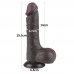 Реалистичный фаллос черного цвета на присоске Sliding Skin Dual Layer Dong, 19,5 см, Ø 3,7 см Реалистичный фаллос черного цвета на присоске Sliding Skin Dual Layer Dong, 19,5 см, Ø 3,7 см
