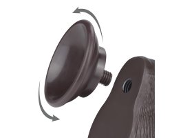 Реалистичный фаллос черного цвета на присоске Sliding Skin Dual Layer Dong, 19,5 см, Ø 3,7 см-foto3