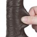 Реалистичный фаллос черного цвета на присоске Sliding Skin Dual Layer Dong, 19,5 см, Ø 3,7 см Реалистичный фаллос черного цвета на присоске Sliding Skin Dual Layer Dong, 19,5 см, Ø 3,7 см