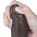 Реалистичный фаллос черного цвета на присоске Sliding Skin Dual Layer Dong, 20 см, Ø 3,9 см Реалистичный фаллос черного цвета на присоске Sliding Skin Dual Layer Dong, 20 см, Ø 3,9 см