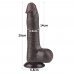 Реалистичный фаллос черного цвета на присоске Sliding Skin Dual Layer Dong, 20 см, Ø 3,9 см Реалистичный фаллос черного цвета на присоске Sliding Skin Dual Layer Dong, 20 см, Ø 3,9 см