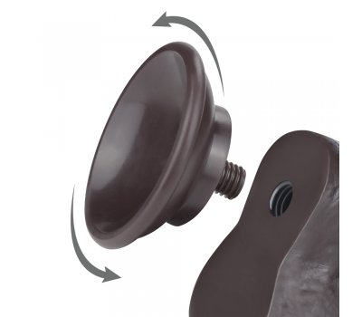 Реалистичный фаллос черного цвета на присоске Sliding Skin Dual Layer Dong, 20 см, Ø 3,9 см Реалистичный фаллос черного цвета на присоске Sliding Skin Dual Layer Dong, 20 см, Ø 3,9 см