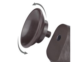 Реалистичный фаллос черного цвета на присоске Sliding Skin Dual Layer Dong, 20,8 см, Ø 4 см-foto2