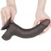 Реалистичный фаллос черного цвета на присоске Sliding Skin Dual Layer Dong, 22 см, Ø 4 см Реалистичный фаллос черного цвета на присоске Sliding Skin Dual Layer Dong, 22 см, Ø 4 см