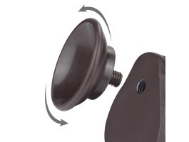Реалистичный фаллос черного цвета на присоске Sliding Skin Dual Layer Dong, 22 см, Ø 4 см-foto2