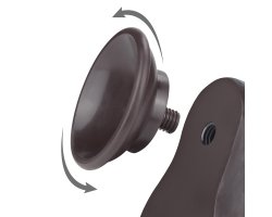Реалистичный фаллос черного цвета на присоске Sliding Skin Dual Layer Dong, 22 см, Ø 4,3 см-foto7