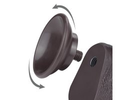 Реалистичный фаллос черного цвета на присоске Sliding Skin Dual Layer Dong, 22 см, Ø 3,7 см-foto6