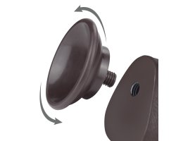 Реалистичный фаллос черного цвета на присоске Sliding Skin Dual Layer Dong, 24 см, Ø 4,3 см-foto13