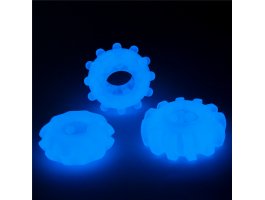 Набор светящихся в темноте эрекционных колец Lumino Play Penis Ring-foto9