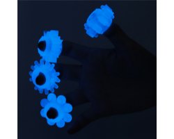 Набор из 4 светящихся в темноте эрекционных колец Lumino Play Penis Ring-foto3
