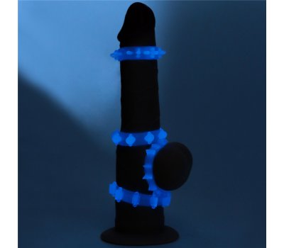 Набор из 4 светящихся в темноте эрекционных колец Lumino Play Penis Ring Набор из 4 светящихся в темноте эрекционных колец Lumino Play Penis Ring