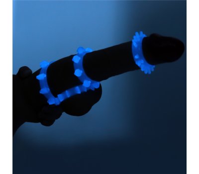 Набор из 4 светящихся в темноте эрекционных колец Lumino Play Penis Ring Набор из 4 светящихся в темноте эрекционных колец Lumino Play Penis Ring