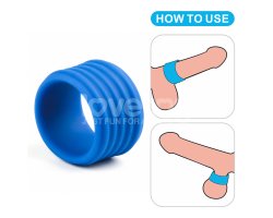 Эрекционное кольцо из силикона Pinnacle Pro Deep Rib Grip Ring, Ø 3,5-foto6