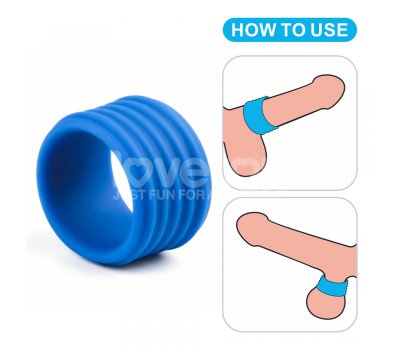 Эрекционное кольцо из силикона Pinnacle Pro Deep Rib Grip Ring, Ø 3,5 Эрекционное кольцо из силикона Pinnacle Pro Deep Rib Grip Ring, Ø 3,5