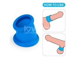 Эрекционное кольцо из  силикона Pinnacle Pro Tapered Squeeze Stretcher, Ø 4,2-foto2