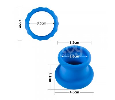 Набор колец Pinnacle Pro Twin Flex Stretcher, Ø 3 см, 3,2см Набор колец Pinnacle Pro Twin Flex Stretcher, Ø 3 см, 3,2см
