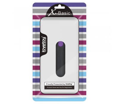 Перезаряжаемая вибропуля с 10 режимами вибрации X-Basic Rechargeable Bullet