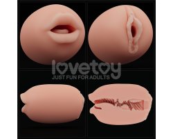 Двухсторонний мастурбатор Slider Double-Ended ротик и вагина-foto4