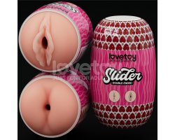 Двухсторонний мастурбатор Slider Double-Ended анус и вагина-foto2