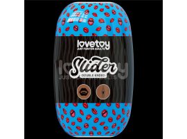 Двухсторонний мастурбатор Slider Double-Ended ротик и вагина мулатки-foto3