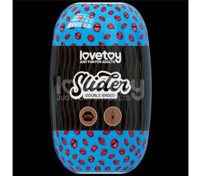 Двухсторонний мастурбатор Slider Double-Ended ротик и вагина мулатки