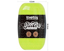 Двухсторонний мастурбатор Slider Double-Ended попка и вагина мулатки-foto4
