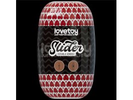 Двухсторонний мастурбатор Slider Double-Ended анус и вагина мулатки-foto6