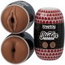 Двухсторонний мастурбатор Slider Double-Ended анус и вагина мулатки