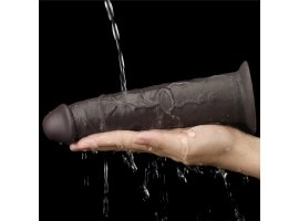Двухслойный перезаряжаемый ротатор на присоске Platinum Silicone, 20,5 см, Ø 4,8 см-foto6