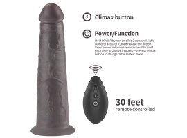 Двухслойный перезаряжаемый ротатор на присоске Platinum Silicone, 20,5 см, Ø 4,8 см-foto7
