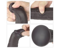 Двухслойный перезаряжаемый ротатор на присоске Platinum Silicone, 20,5 см, Ø 4,8 см-foto9